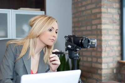 Court reporter with camera